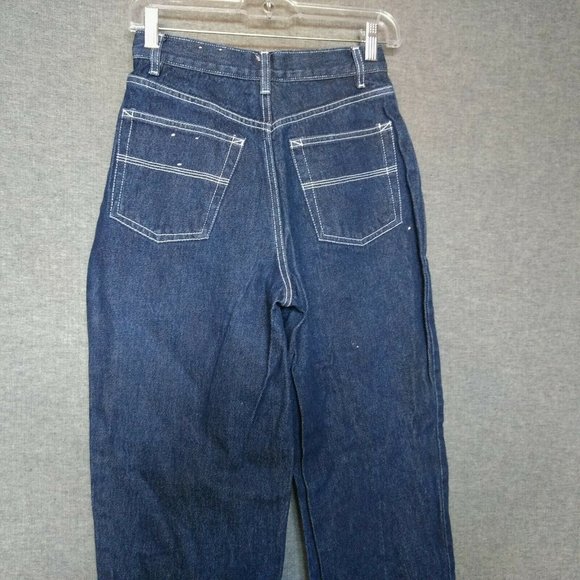 Vtg.B.E. Blues High Waisted Tapered Leg Mom Jeans - Picture 6 of 10